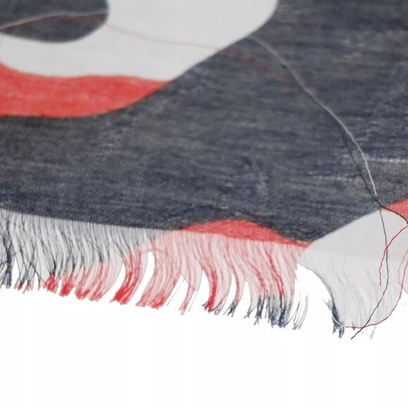 LOUIS VUITTON Military Monogram Scarf Camouflage Cotton Silk M71620 65GA633 - Picture 12 of 13